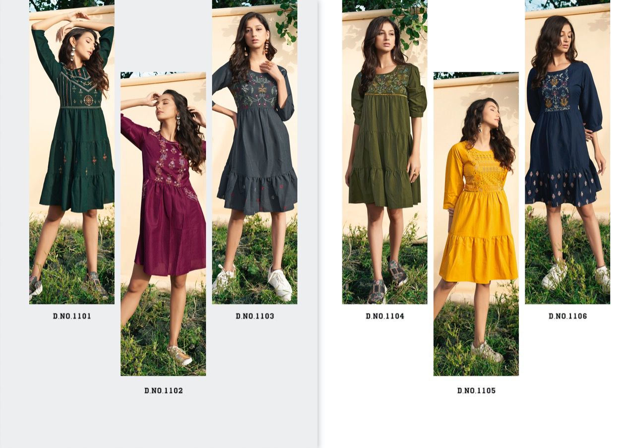 Riya The Conch Fancy Stylish Party Wear Latest Short Kurti Collection